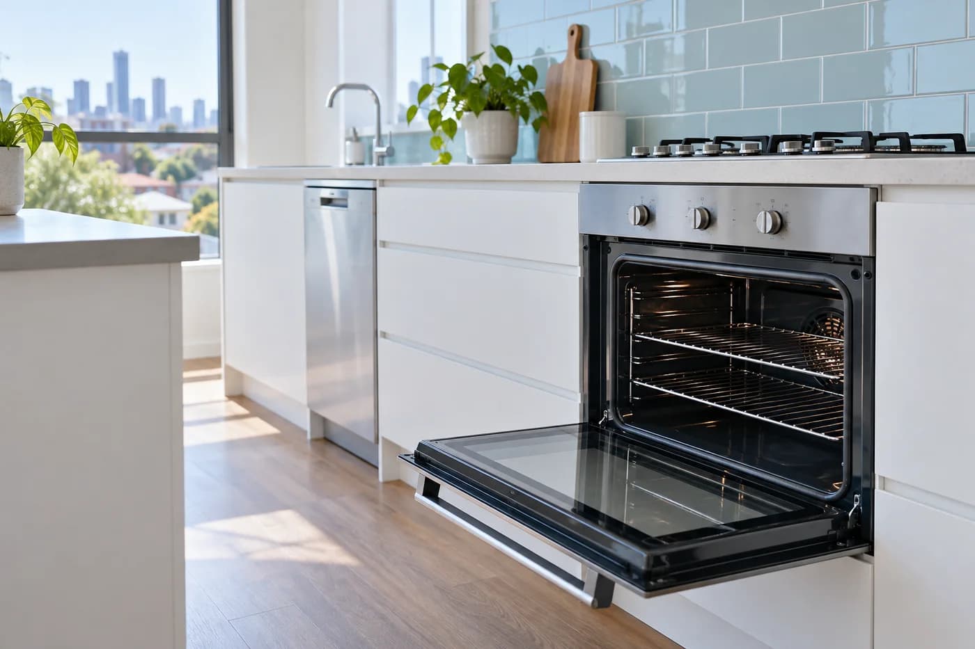 Kitchen and oven cleaning for a residential property